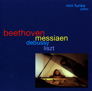 CD Cover - Nini Funke - Beethoven, Messiaen, Debussy, Liszt